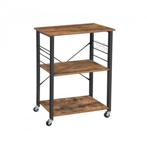 MARTHA Shelf With Wheels - HWLEXTRA