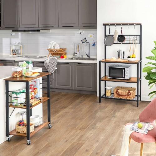 MARTHA Shelf With Wheels - HWLEXTRA