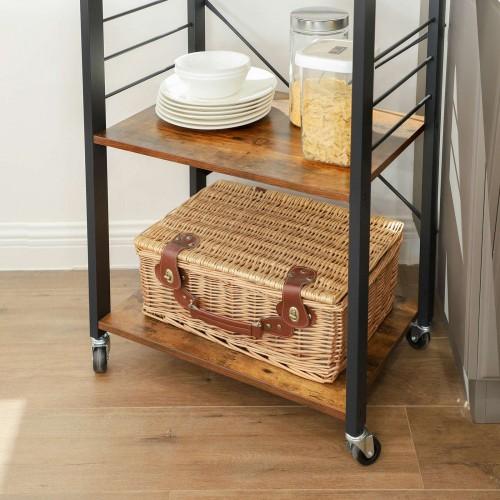 MARTHA Shelf With Wheels - HWLEXTRA