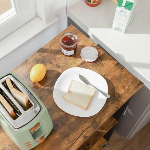 MARTHA Shelf With Wheels - HWLEXTRA