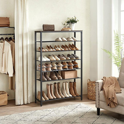 Shoe Rack, Shoe Organizer for Closet, Entryway, 32-40 Pairs of Shoes, 8-Tire, 39.4 x 11.8 x 59.8 Inches