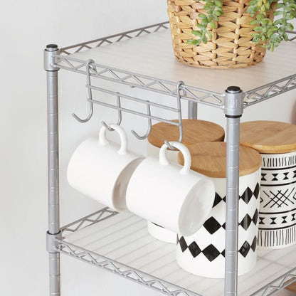 Bathroom Shelf Silver - HWLEXTRA