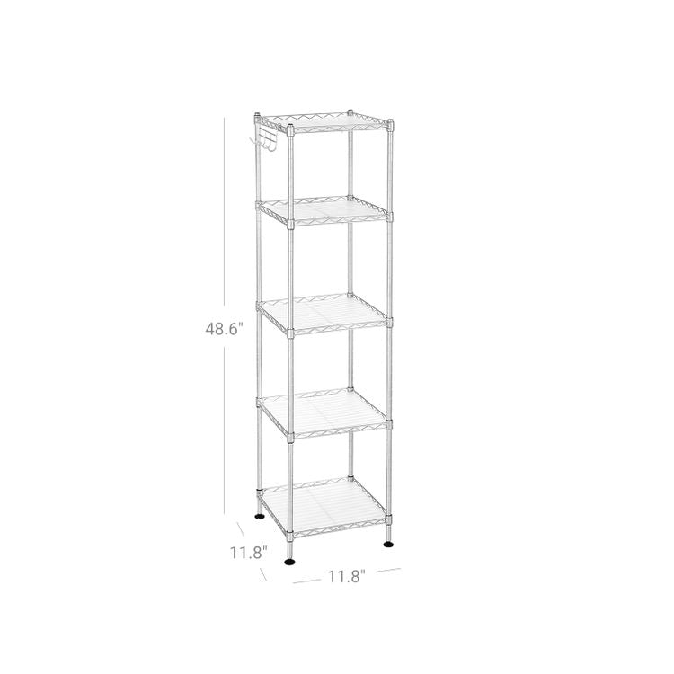 Bathroom Shelf Silver - HWLEXTRA