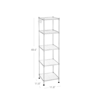 Bathroom Shelf Silver - HWLEXTRA