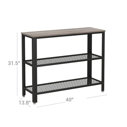 Mesh Shelves Hallway Table - HWLEXTRA