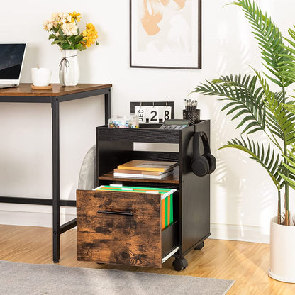 File Cabinet, Office Cabinet with Drawer and Enclosure, Filling Cabinet