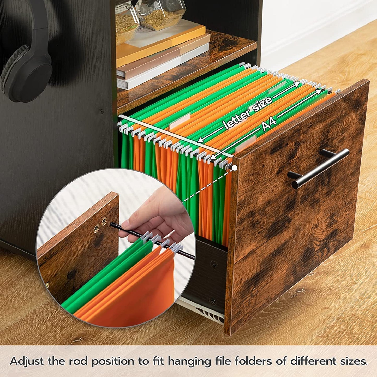 File Cabinet, Office Cabinet with Drawer and Enclosure, Filling Cabinet