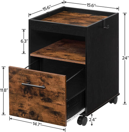 File Cabinet, Office Cabinet with Drawer and Enclosure, Filling Cabinet