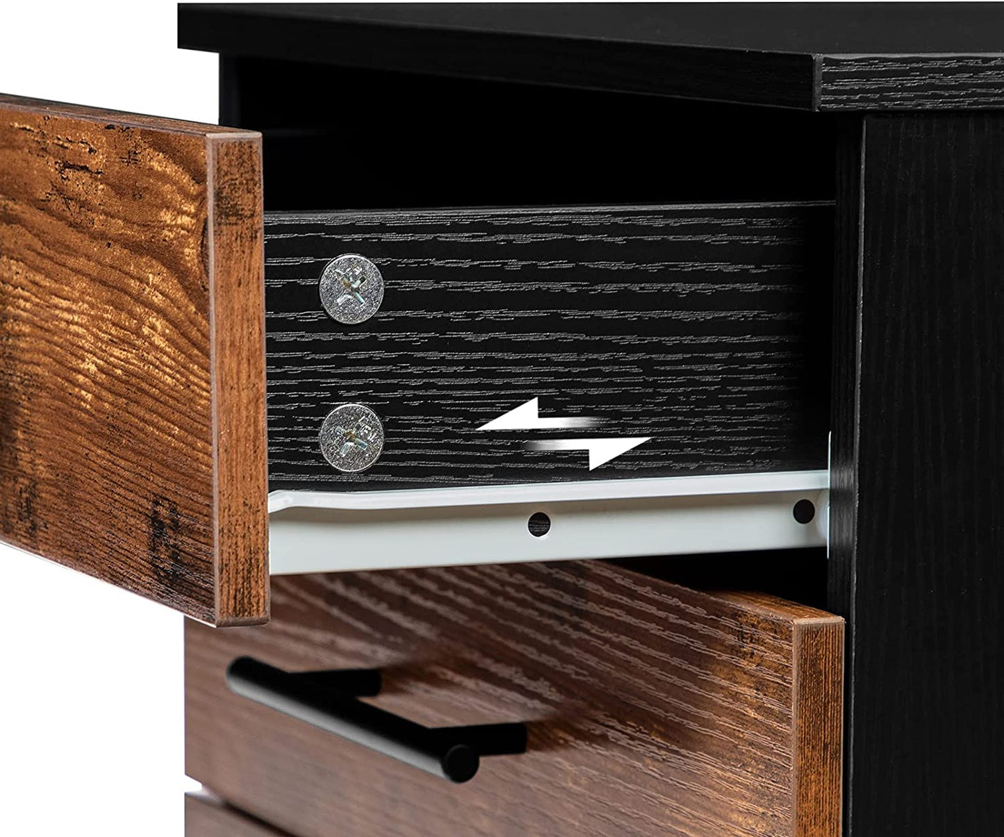 File Cabinet, 3-Drawer Filing Cabinet, Office Cabinet