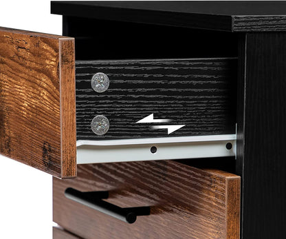 File Cabinet, 3-Drawer Filing Cabinet, Office Cabinet