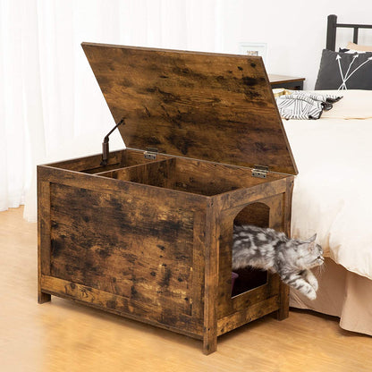 Cat Litter Box Enclosure, Hidden Cat Litter Box Furniture