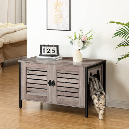 Cat Litter Box Enclosure, Hidden Litter Box Furniture