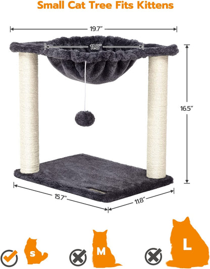 Cat Tree Tower, Small Cat Pet House Furniture