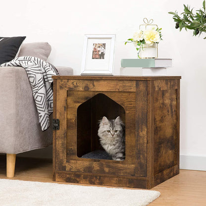Cat Litter Box Enclosure, Hidden Litter Box Furniture