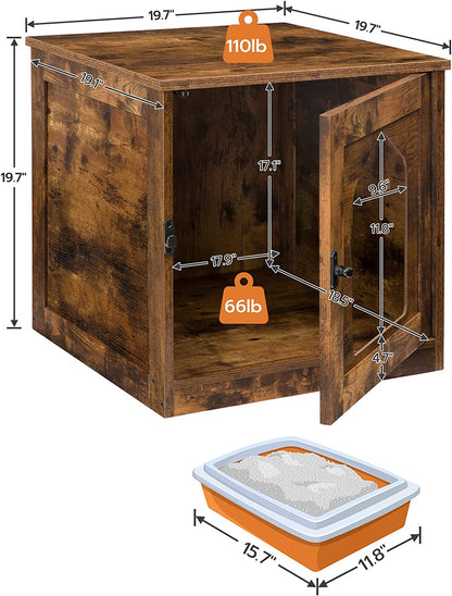 Cat Litter Box Enclosure, Hidden Litter Box Furniture