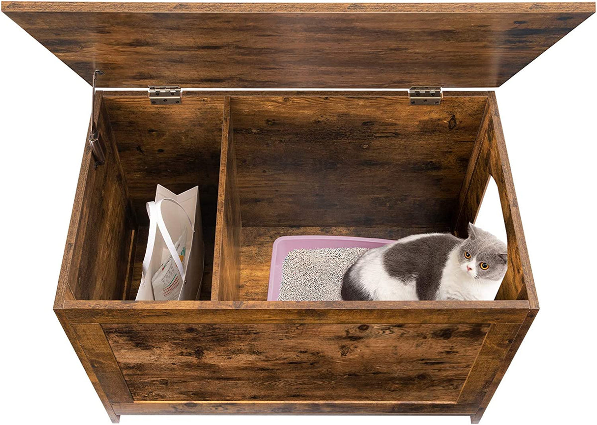 Cat Litter Box Enclosure, Hidden Cat Litter Box Furniture