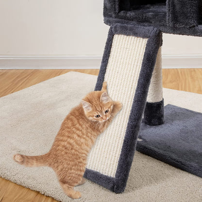 Cat Tree, Small Cat Tower with Soft Plush Perch