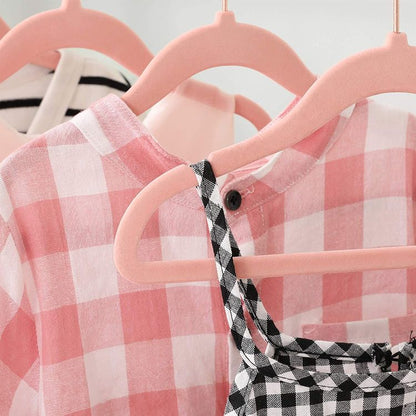 Baby Hangers Pack of 50, Children’s Hangers for Closet with Rose Gold Hooks