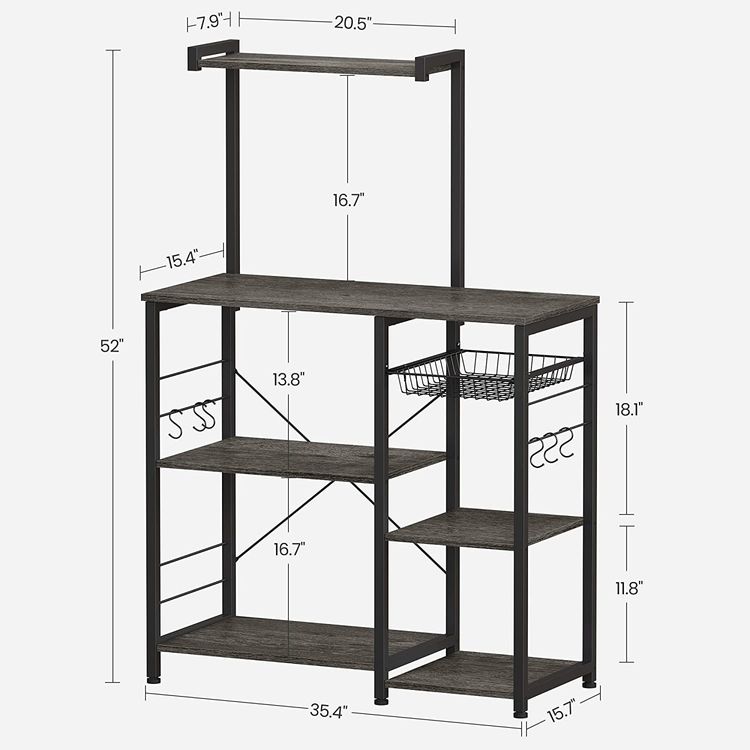 201/402 Stainless Steel Stretch Adjustable Oven Shelf Rack Support Frame  icrowave Foldable Wall Mount Kitchen Storage Holder