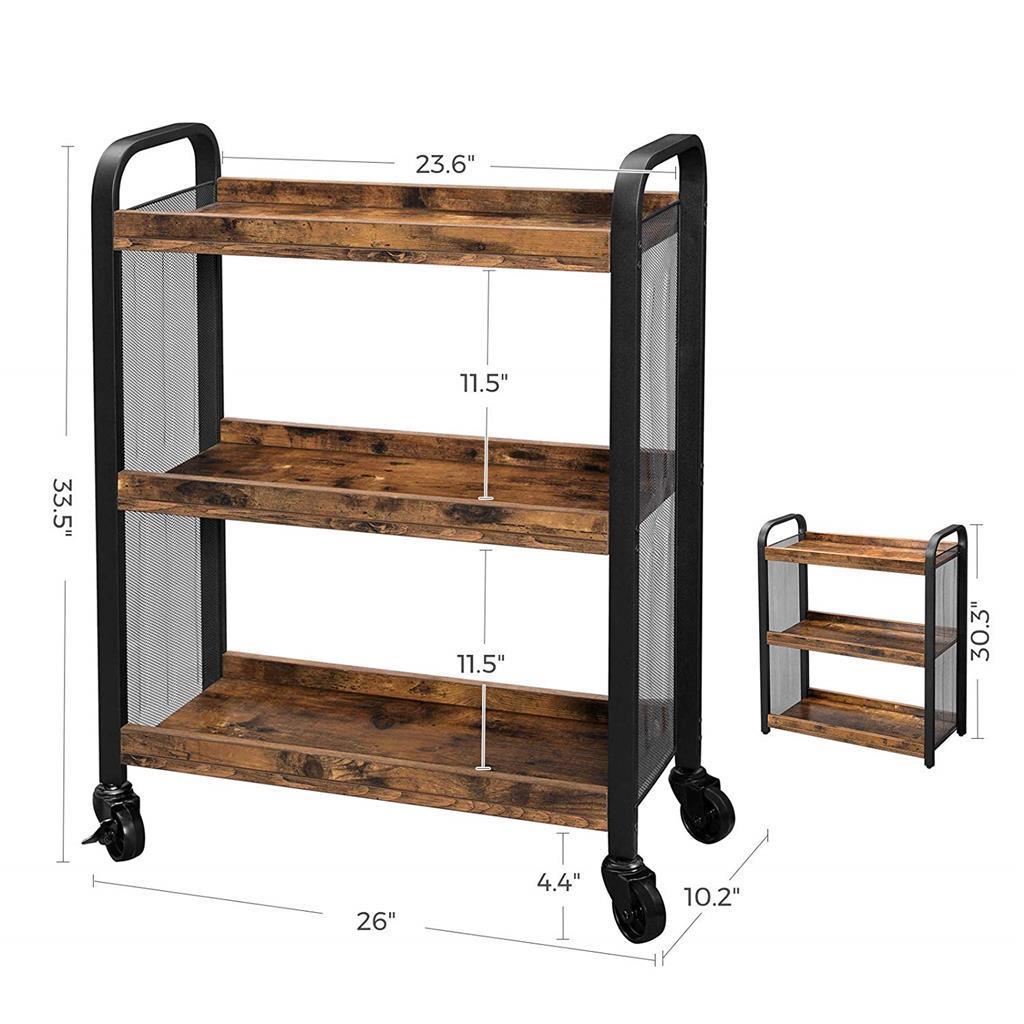 ODESSA Rolling Kitchen Cart - HWLEXTRA