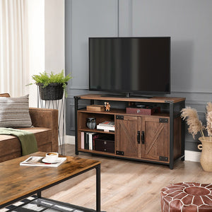 TV Stand with Barn Doors - HWLEXTRA